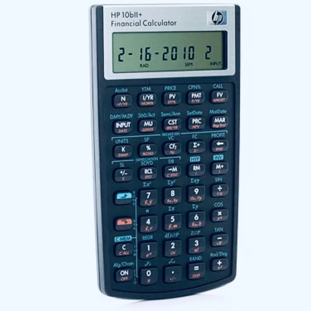 Hewlett Packerd HP-10Bll Plus Financial Calculator With Case Very Working Great